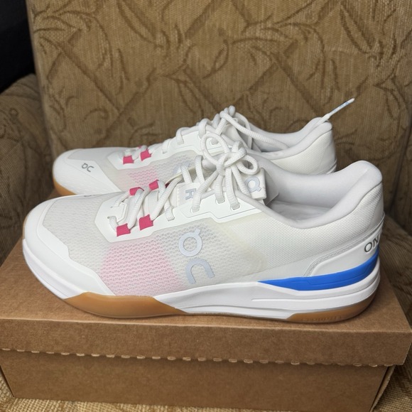 On Running Other - Men's On Brand The Roger Federer Advantage Pro White/Blue Malibu OC Size 10